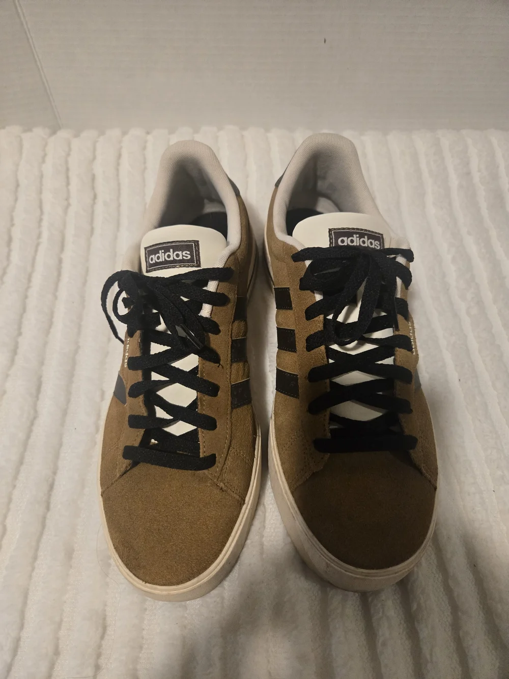 Adidas Men’s Suede Casual Sneakers in Brown